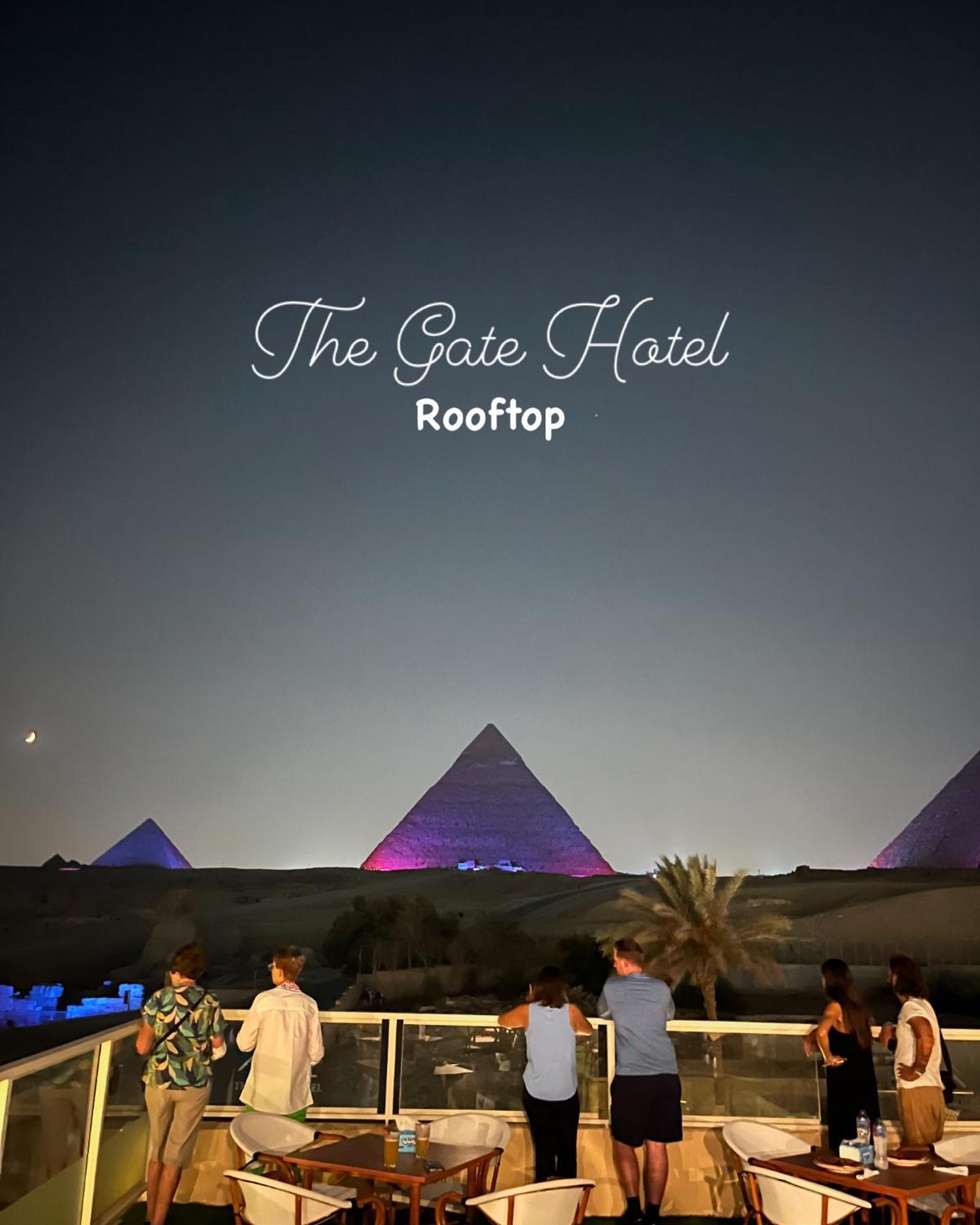 The Gate Hotel Front Pyramids & Sphinx View Kafrat al Jabal Exterior photo